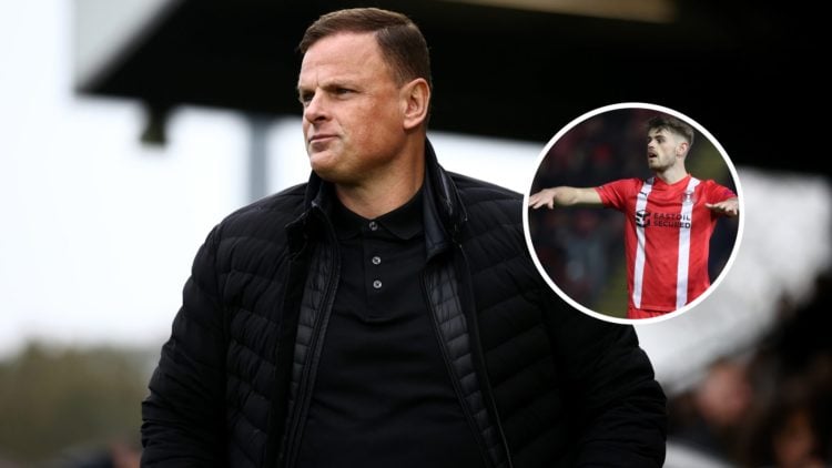 Leyton Orient manager Richie Wellens. Inset, Charlie Kelman.