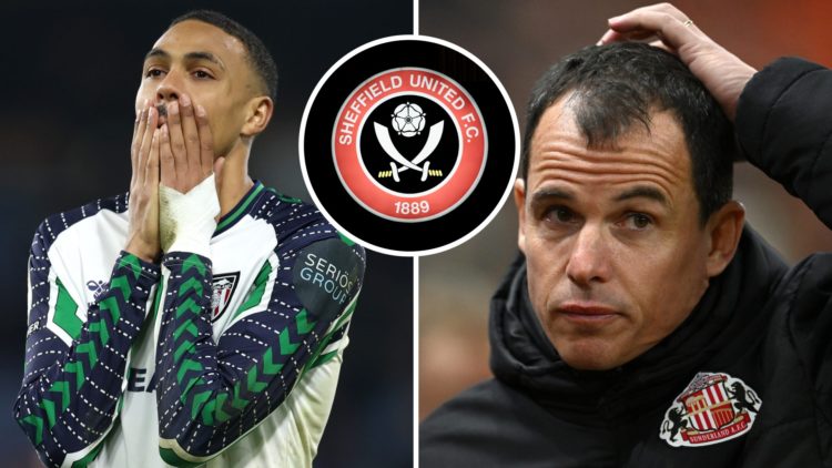 Wilson Isidor, Regis Le Bris, Sheffield United badge