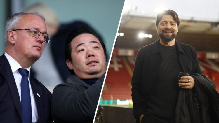 Jon Rudkin speaks with Aiyawatt Srivaddhanaprabha during Brentford vs Leicester City, Russell Martin arrives for Southampton vs Tottenham Hotspur