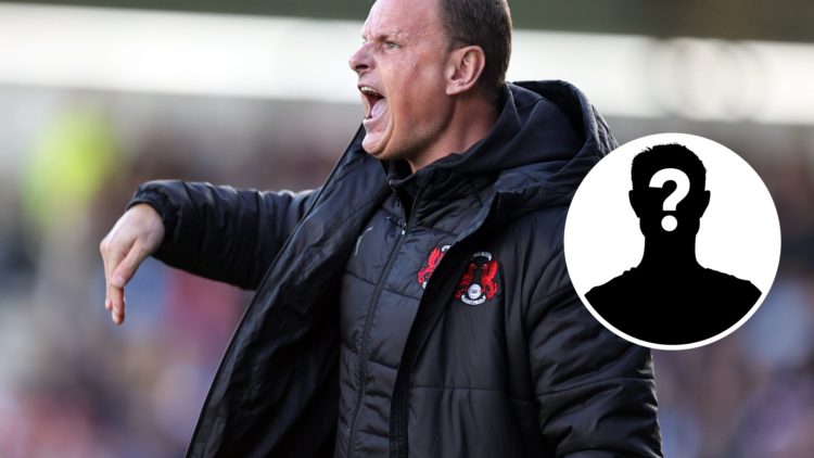 Leyton Orient manager Richie Wellens. Inset, mystery player graphic.