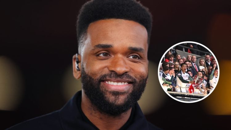An image of Darren Bent with an inset of Sunderland players
