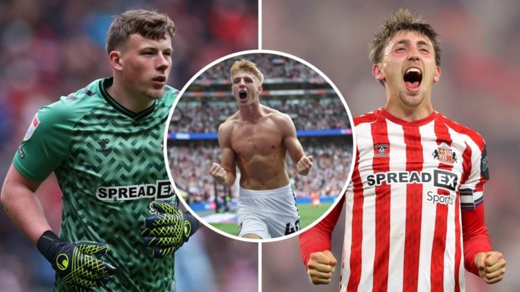 Sunderland players Anthony Patterson, Dan Neil and Tommy Watson