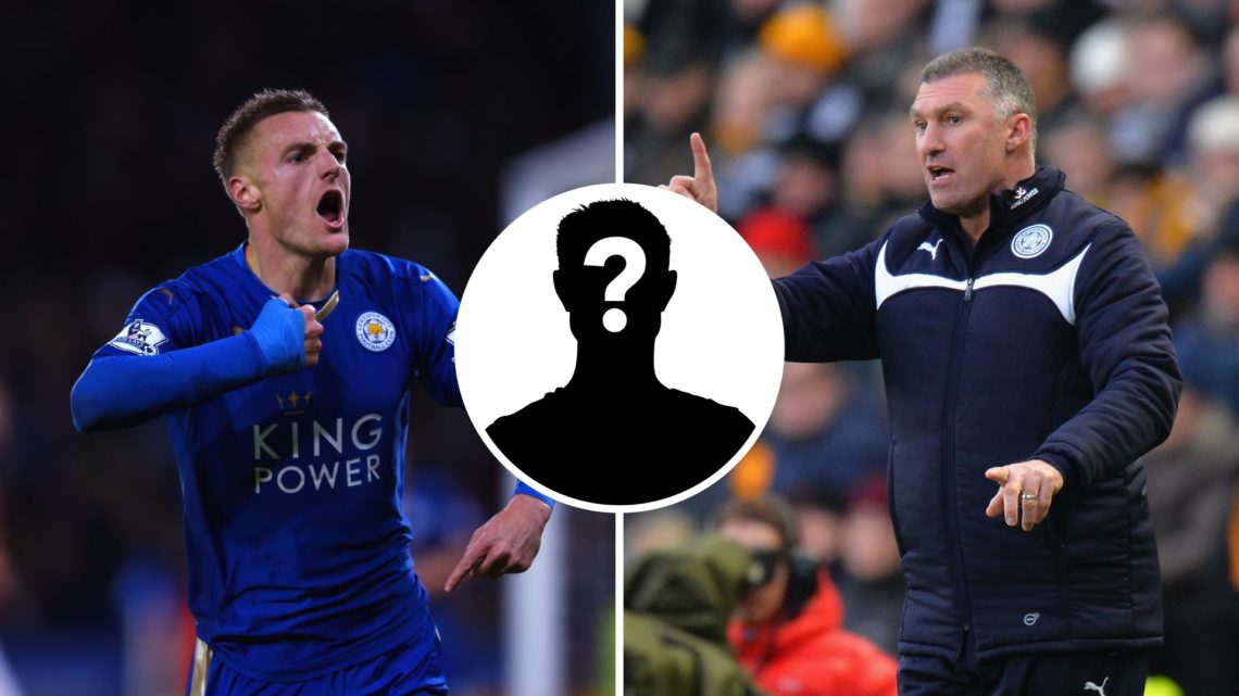 Jamie Vardy celebrates scoring for Leicester City against Manchester United, Nigel Pearson instructs his Leicester City side against Hull City, ins...