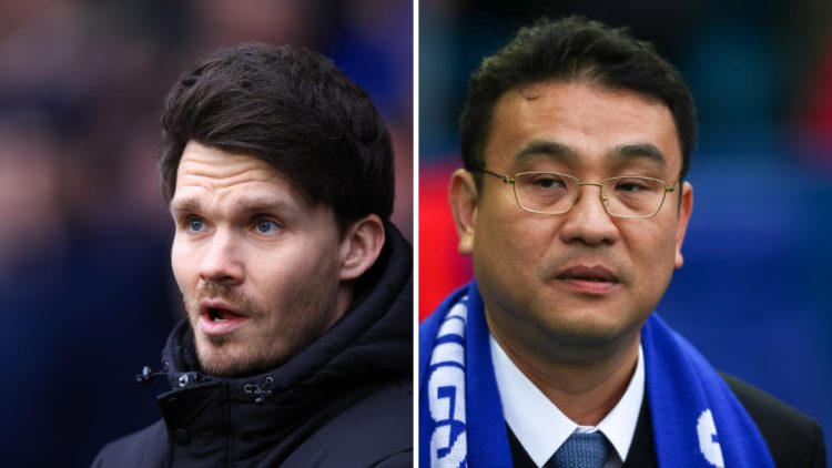 A split image of Sheffield Wednesday's Danny Rohl and Dejphon Chansiri