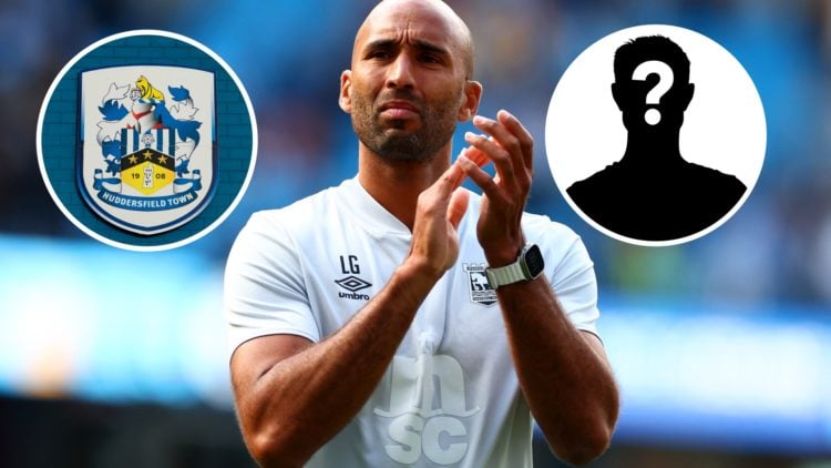 Lee Grant, Huddersfield Town badge and mystery player logo