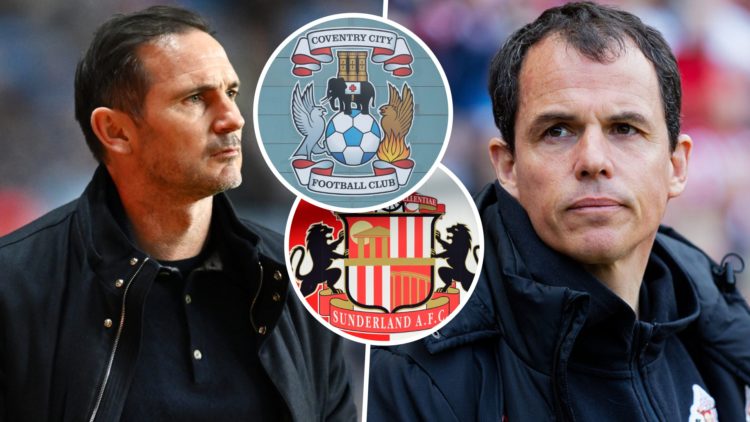 Frank Lampard, Regis Le Bris, Coventry badge, Sunderland badge