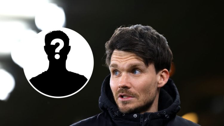 An image of Danny Rohl with a mystery player inset
