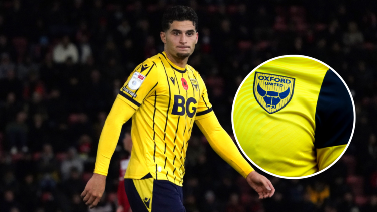 Rúben Rodrigues of Oxford United during the Sky Bet League One match between Leyton Orient and Oxford United at The Breyer Group Stadium. Inset, A ...