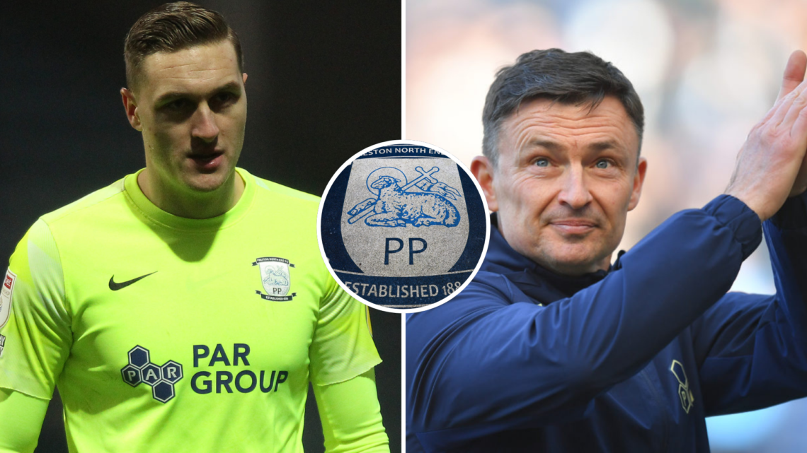 Left, Preston North End's Daniel Iversen during the Sky Bet Championship match between Preston North End and Bristol City at Deepdale. Right, Prest...