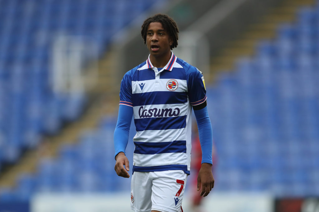 Michael Olise of Reading during the Sky Bet Championship match between Reading and Bristol City