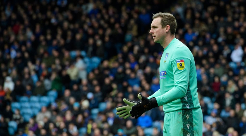 Sheffield Wednesday's David Stockdale during the Sky Bet League One between Sheffield Wednesday and Lincoln City