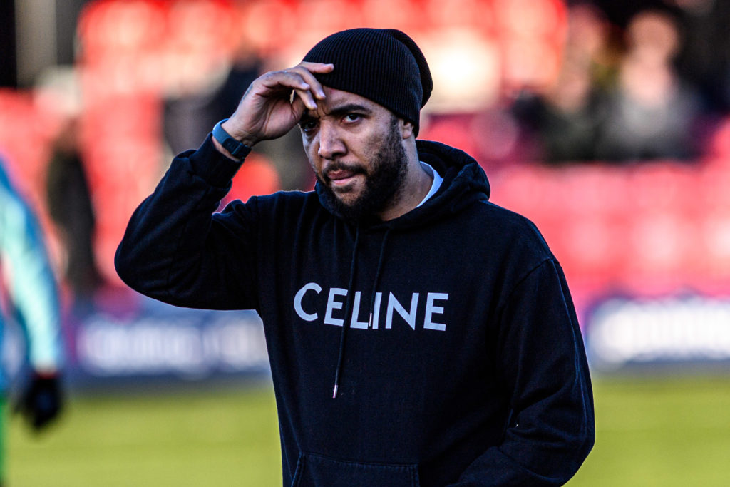 Troy Deeney before Salford City v Forest Green Rovers - Sky Bet League 2