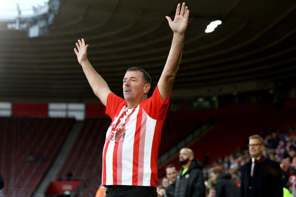 Matt Le Tissier during the Charity match between a Saints Legends XI and a Russell Martin Foundation XI