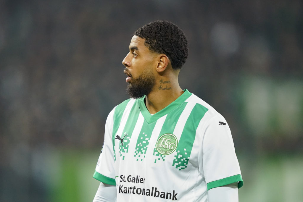 Willem Geubbels during FC St. Gallen 1879 v ACF Fiorentina - UEFA Conference League 2024/25 League Phase MD2