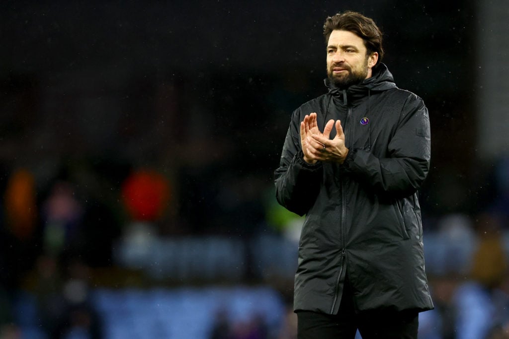 Russell Martin applauds fans after a Southampton match