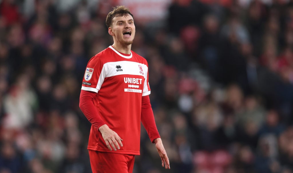 Rav van den Berg during Middlesbrough FC v Sheffield Wednesday FC - Sky Bet Championship