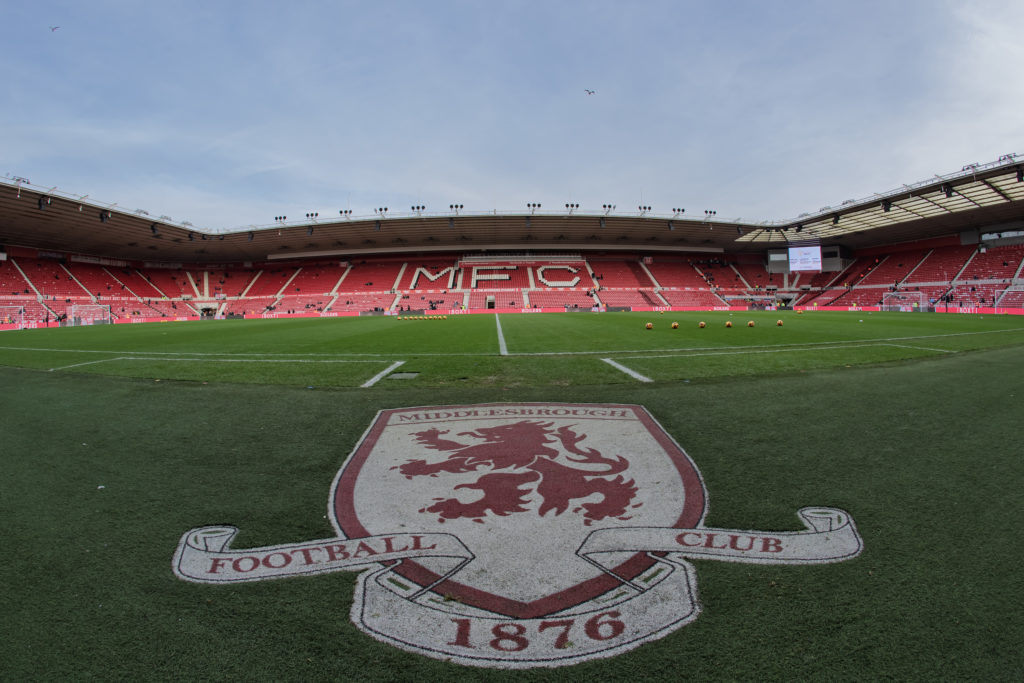 A general view of the East Stand during the Sky Bet Championship match between Middlesbrough and Cardiff City
