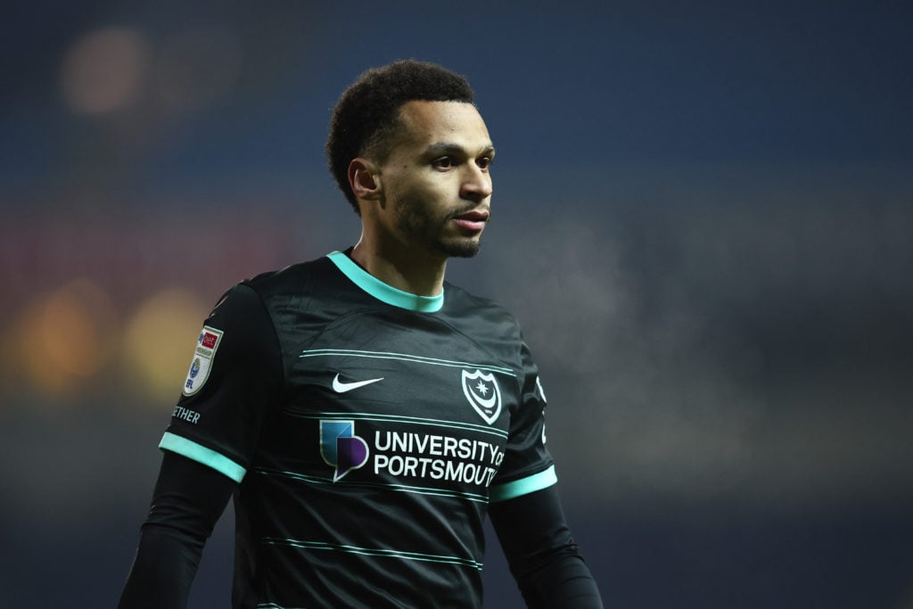Josh Murphy of Portsmouth during the Sky Bet Championship match between Blackburn Rovers FC and Portsmouth