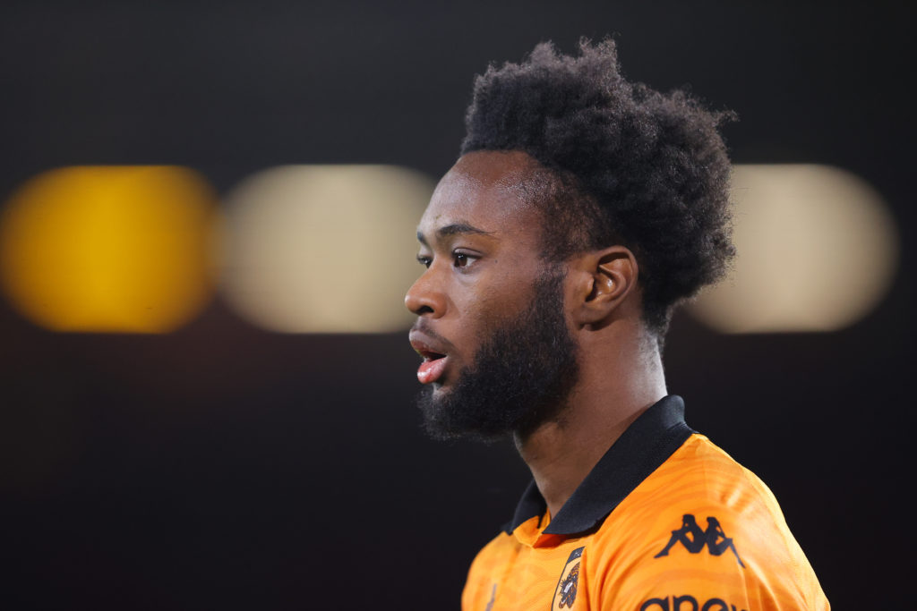 Abu Kamara during Sheffield United against Hull City