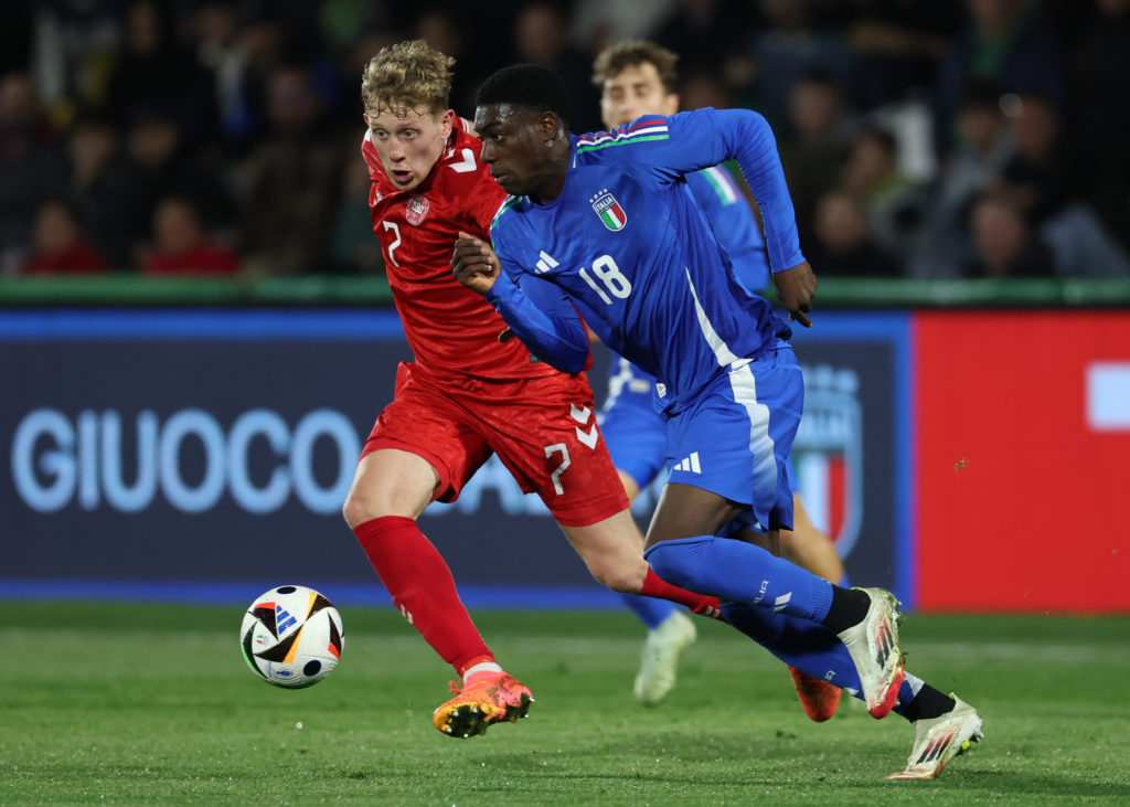 Oliver Sorensen during Italy U21 v Denmark U21 - International Friendly