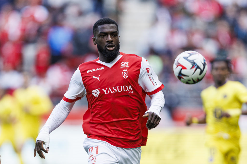 Cedric Kipre during Stade de Reims v Toulouse FC - Ligue 1 McDonald's