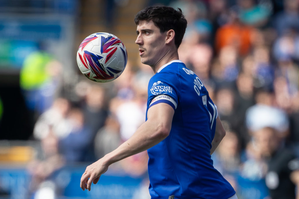 Callum O'Dowda of Cardiff City controls the ball during the Sky Bet Championship match between Cardiff City and Oxford United at the Cardiff City Stadium