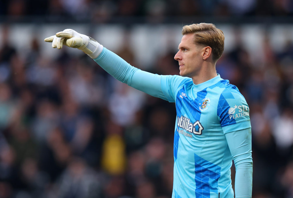 Thomas Kaminski during Derby County FC v Luton Town FC - Sky Bet Championship