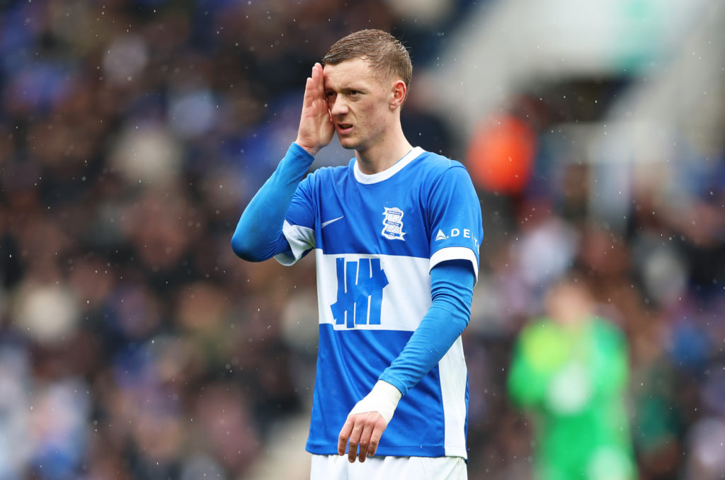 Jay Stansfield of Birmingham City during the Sky Bet League One match between Birmingham City FC and Crawley Town FC at St Andrew’s at Knighthead Park.