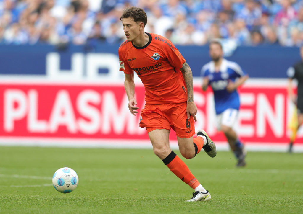 Calvin Brackelmann during FC Schalke 04 v SC Paderborn 07 - Second Bundesliga