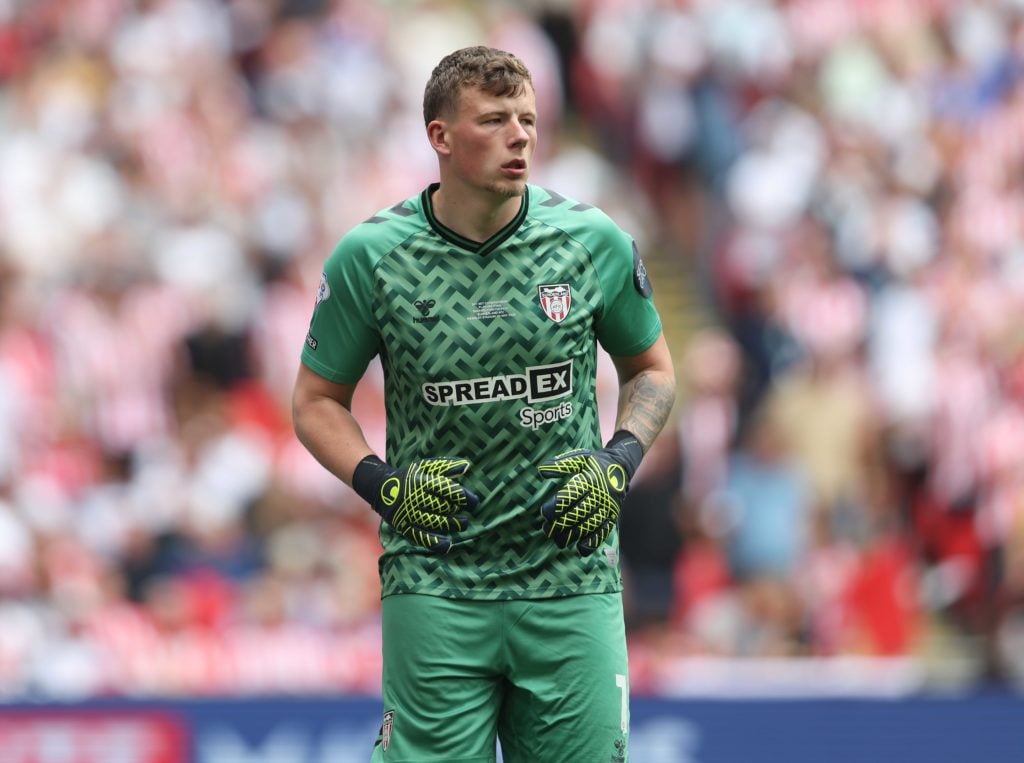 Anthony Patterson of Sunderland during the Sky Bet Championship Play-Off Final match between Sheffield United and AFC Sunderland