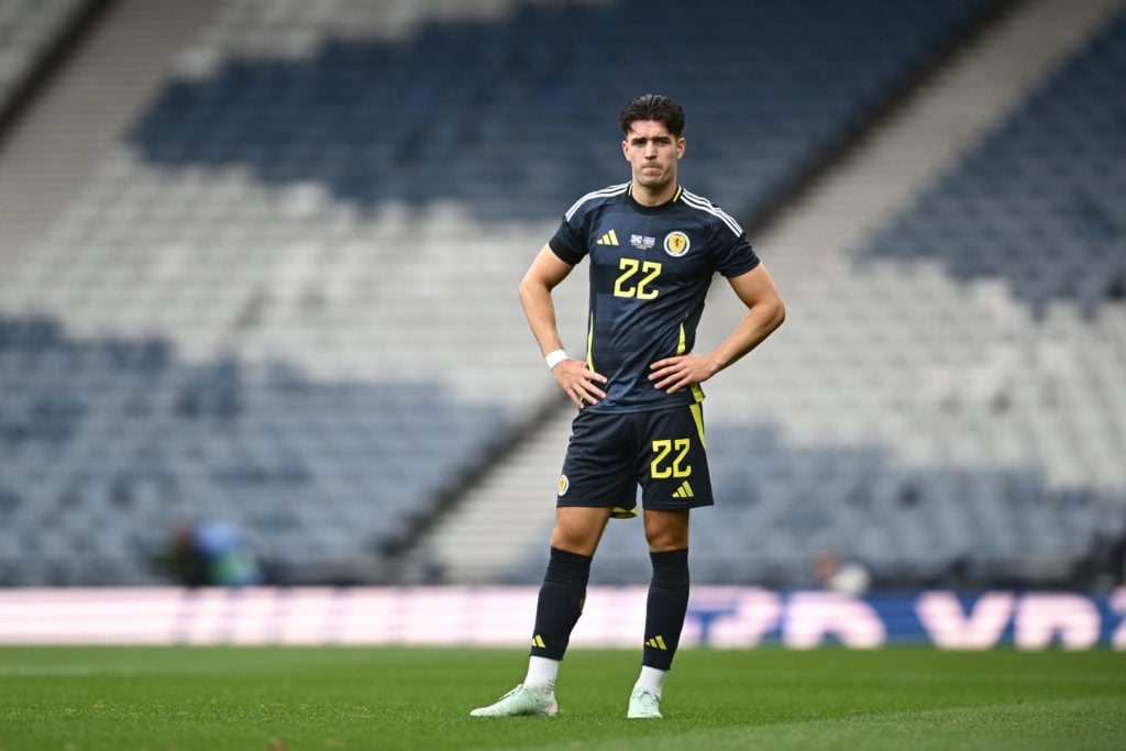 Max Johnston during Scotland v Iceland - International Friendly