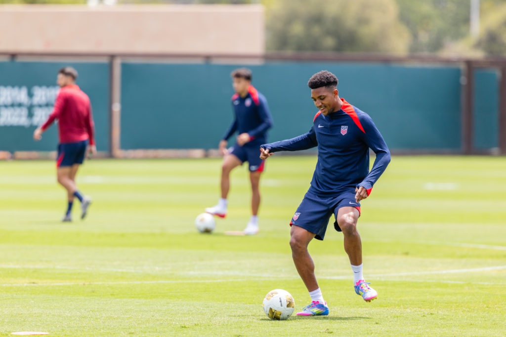 Orlando City and America full-back Alex Freeman - SOCCER: JUN 14 USA Soccer Training