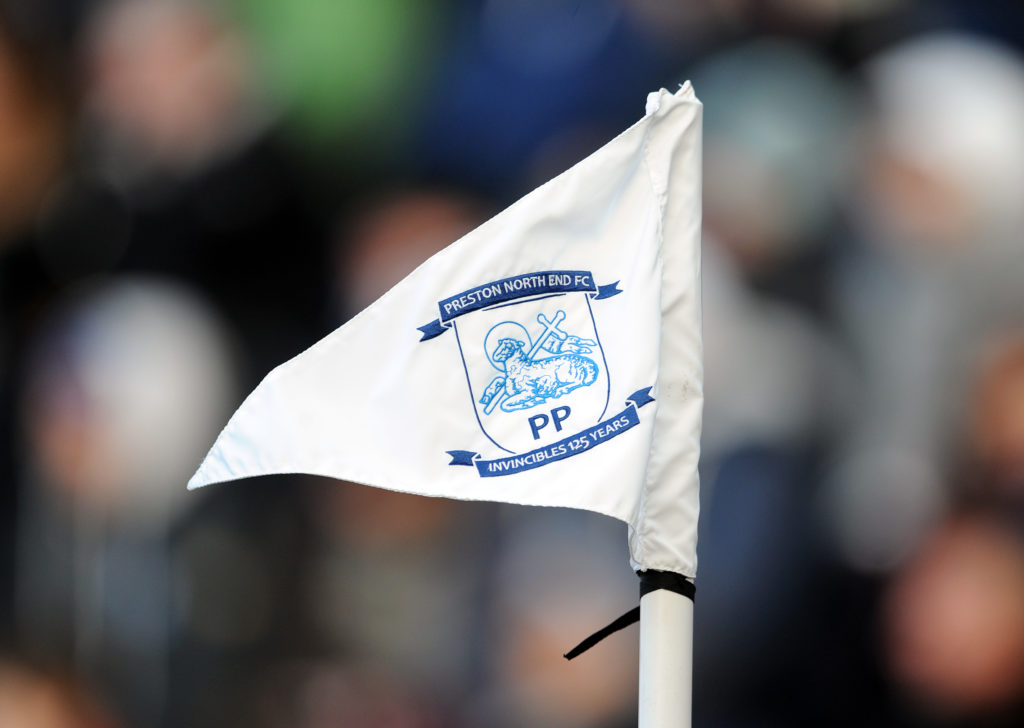 A general view of a corner flag during the Sky Bet League One match between Preston North End and Leyton Orient