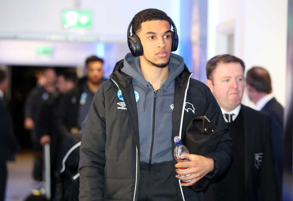 Nick Blackman before Leicester City v Derby County - The Emirates FA Cup Fourth Round Replay