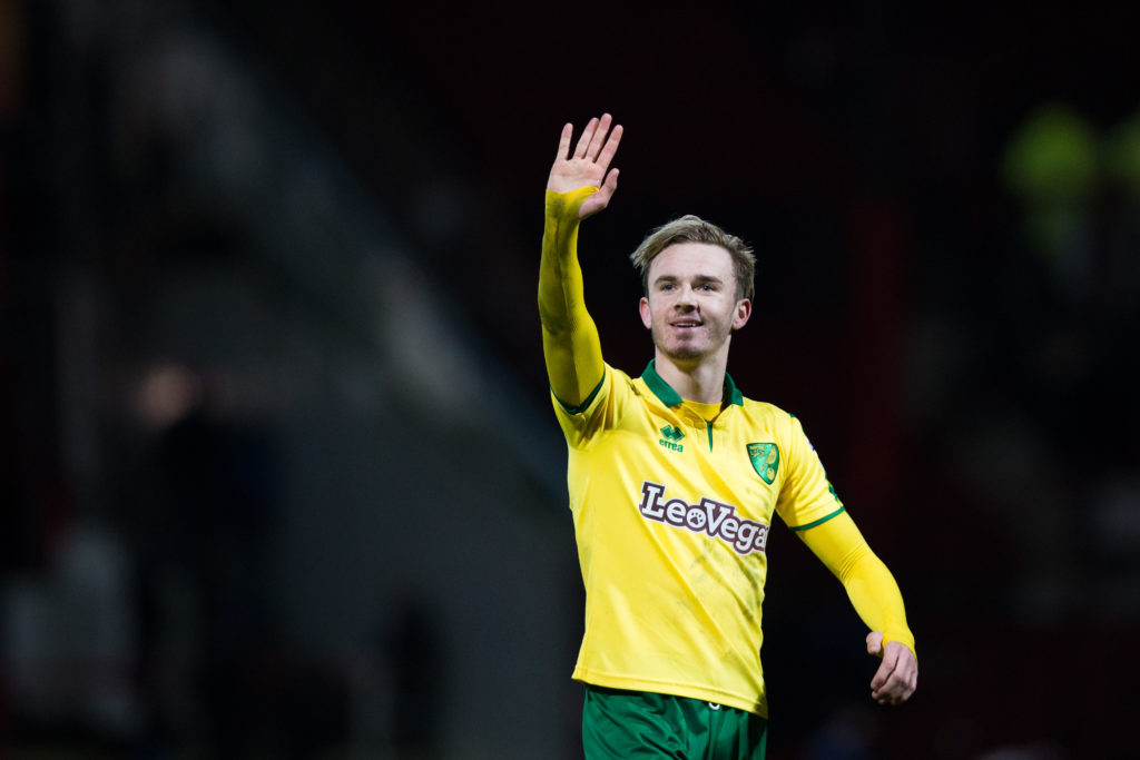 James Maddison during Brentford v Norwich City - Sky Bet Championship