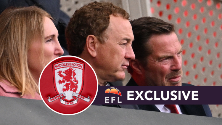 Middlesbrough owner Steve Gibson looks on from the stands during the Sky Bet Championship match between Middlesbrough and Southampton FC. Middlesbr...