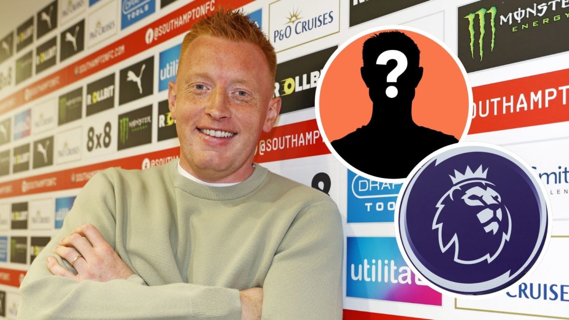 Southampton FC announce Will Still as new First Team Manager, pictured at the Staplewood Campus. Inset, Premier League logo. Inset, Mystery Player