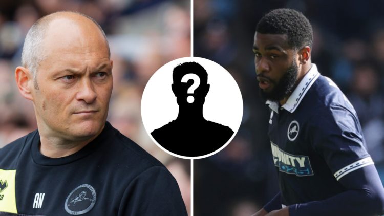 Millwall manager Alex Neil on the touchline before a Championship game, Millwall defender Japhet Tanganga in action during a Championship game, and...