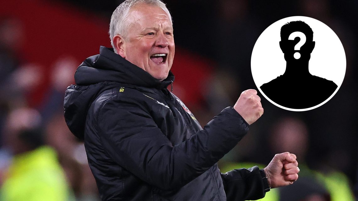 Chris Wilder the head coach / manager of Sheffield United celebrates his teams third goal during the Sky Bet Championship match between Sheffield U...