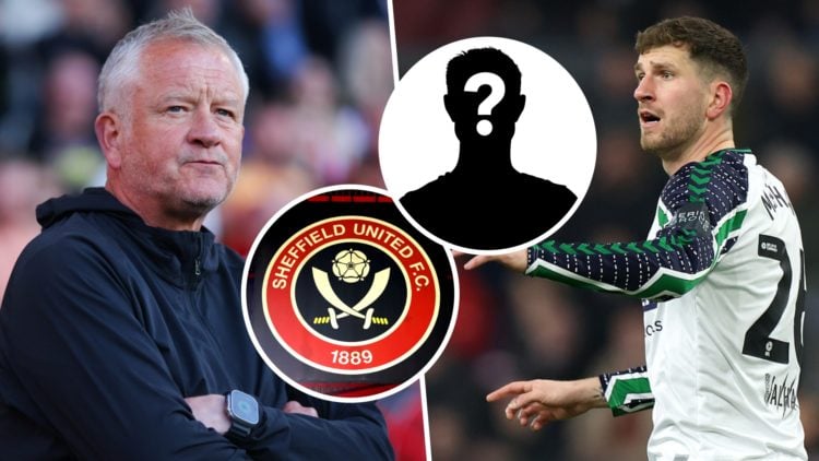 Sheffield United manager Chris Wilder before a Championship game in 24/25 season, Sunderland loanee Chris Mepham reacts during a Championship match...