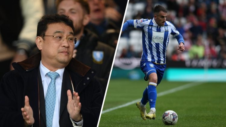 A split image of Sheffield Wednesday owner Dejphon Chansiri and Pol Valentin