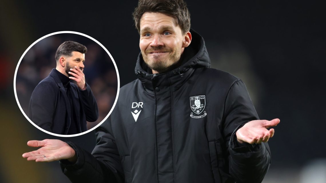 Sheffield Wednesday manager Danny Rohl. Inset, Miron Muslic.