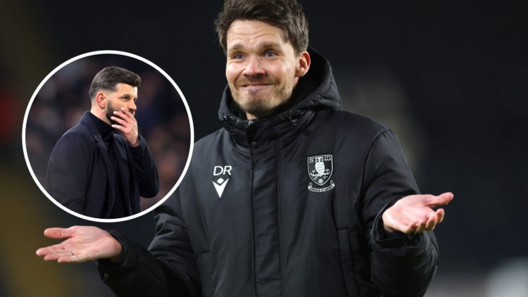 Sheffield Wednesday manager Danny Rohl. Inset, Miron Muslic.