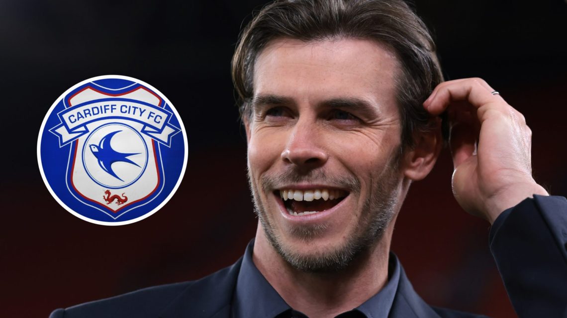 Former Wales, Southampton, Tottenham, Real Madrid and LA Galaxy forward Gareth Bale reacts following the UEFA Europa League Final 2025 between Tott...