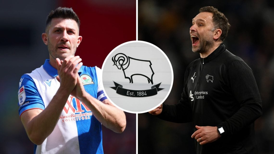 Danny Batth of Blackburn Rovers applauds the fans after the Sky Bet Championship match between Sheffield United FC and Blackburn Rovers FC (L). Der...