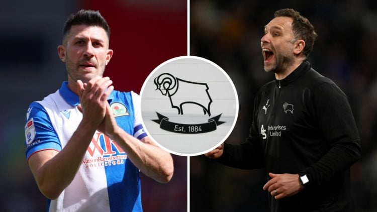 Danny Batth of Blackburn Rovers applauds the fans after the Sky Bet Championship match between Sheffield United FC and Blackburn Rovers FC (L). Der...
