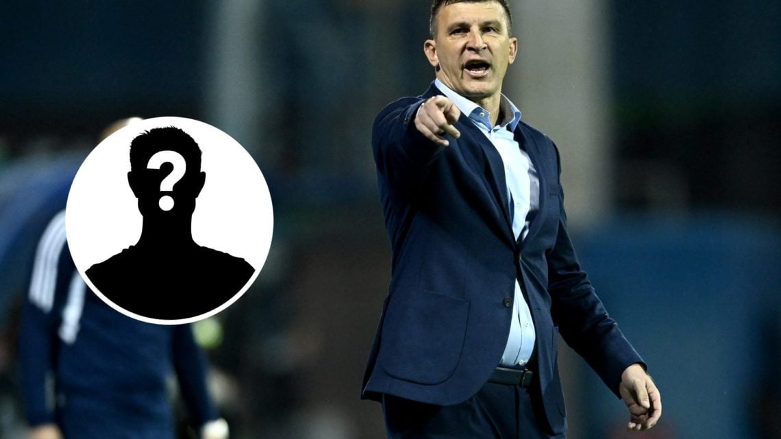 Sergej Jakirovic during GNK Dinamo v FC Viktoria Plzen: Group C - UEFA Europa Conference League 2023/24. Inset, Mystery Player
