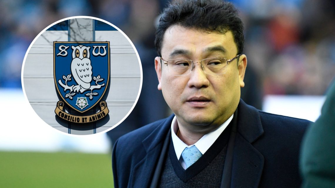 Sheffield Wednesday FC owner Dejphon Chansiri, and inset, Sheffield Wednesday FC badge