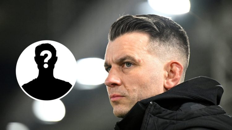 Matt Bloomfield, Manager of Luton Town, looks on prior to the Sky Bet Championship match between Luton Town FC and Plymouth Argyle FC. Inset, Myste...