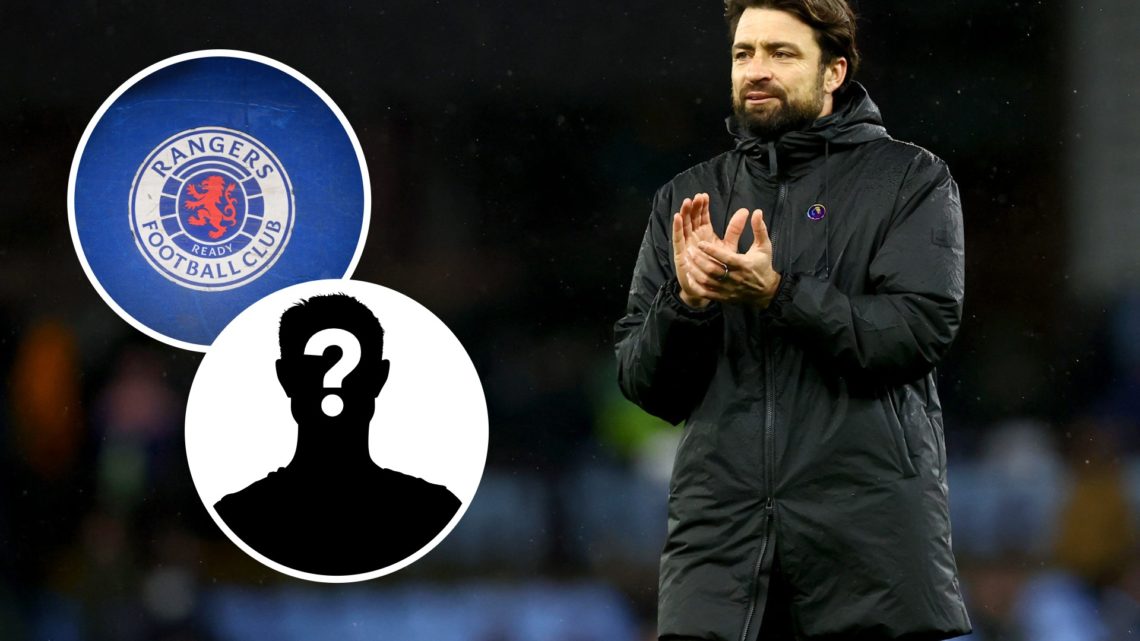 Russell Martin applauds the Southampton fans after a Premier League game, a detailed view of the Rangers badge inside the dressing room, inset of a...
